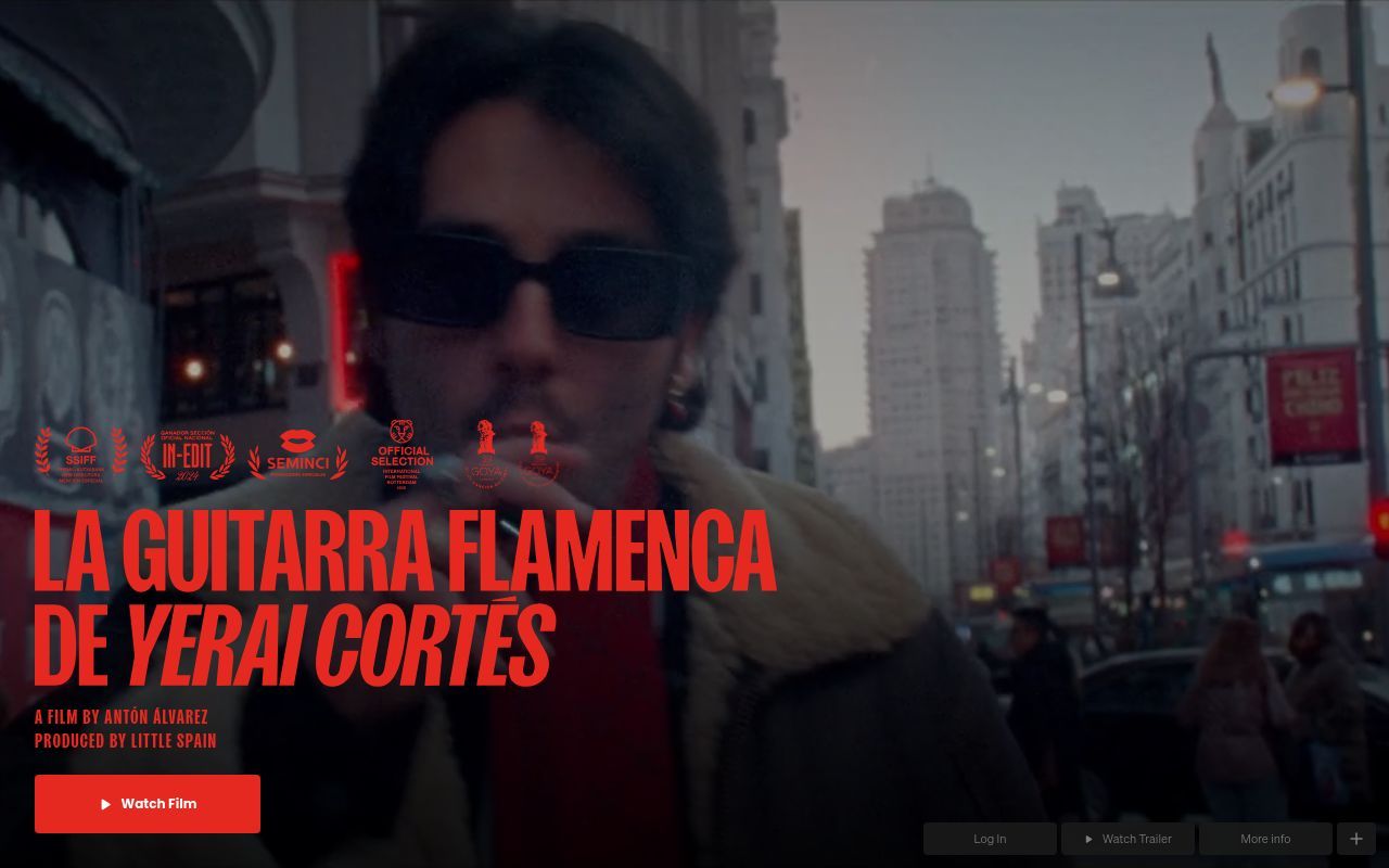 Full page capture of www.laguitarraflamencadeyeraicortes.com